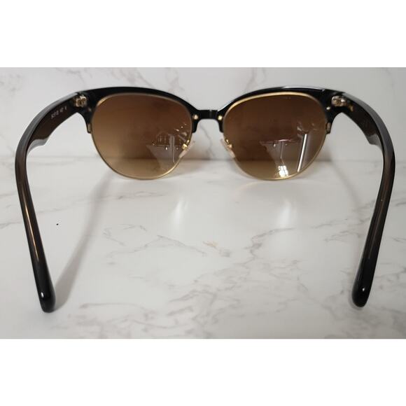 Vera Wang Black/Gold Womens Cat Eye Sunglasses - Picture 4 of 7